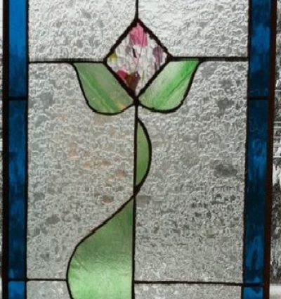 Beginner Stained Glass Panel by Dean Grabowski